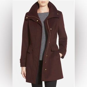 Cole Haan Signature Slick Wool Blend Coat